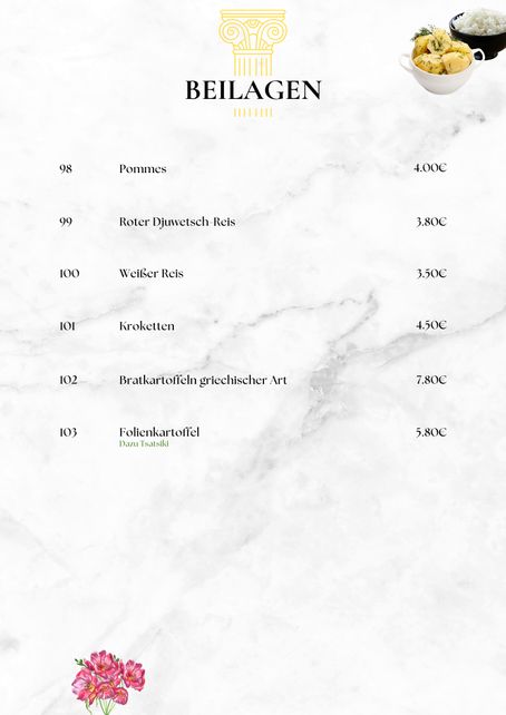Foto Speisekarte Seite 18