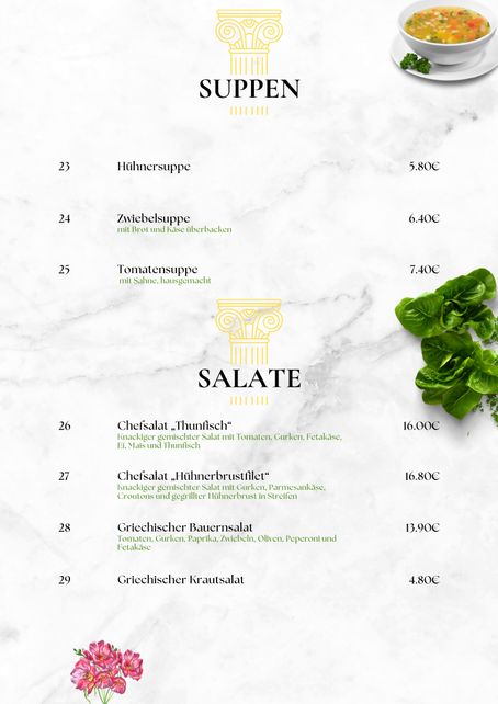 Foto Speisekarte Seite 6