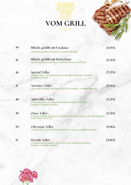 Foto Speisekarte Seite 9