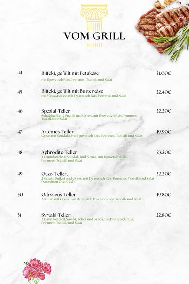 Foto Speisekarte Seite 9